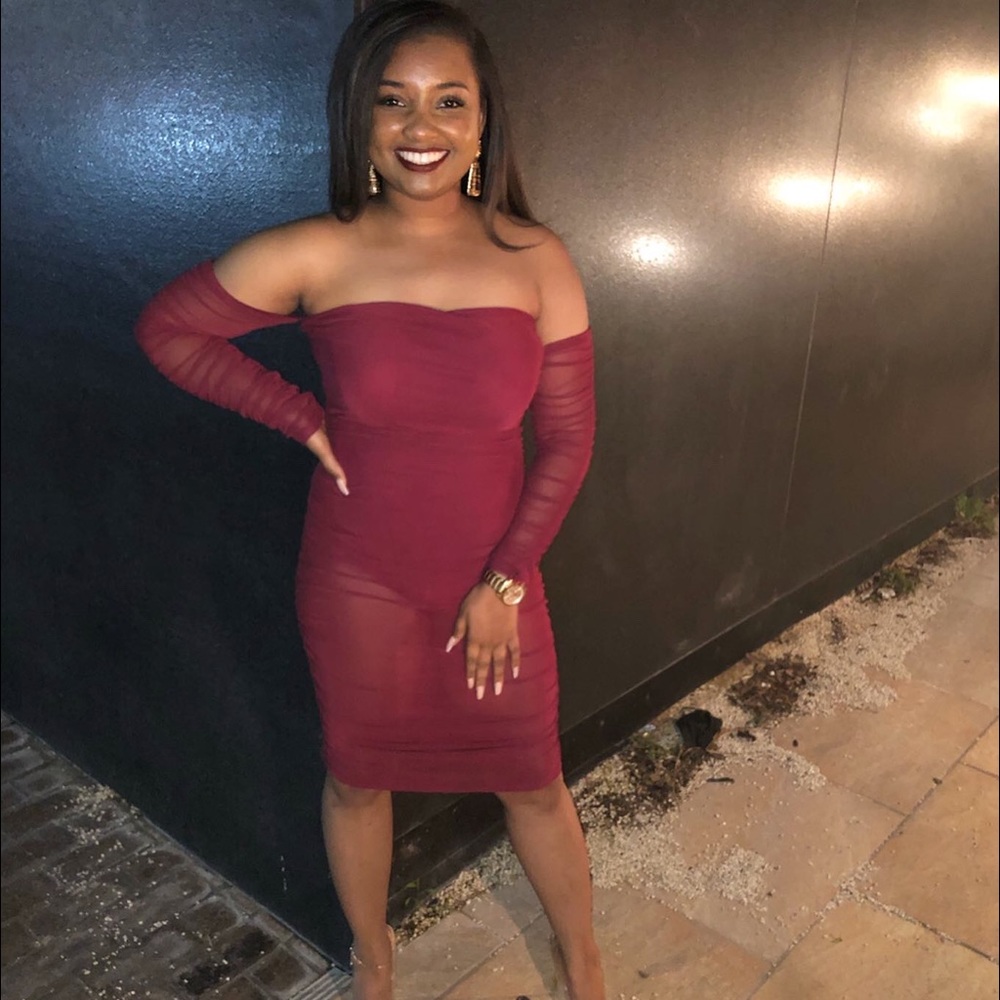 Off shoulder dress